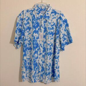 ENVMENST Men's Soft fabric Short Sleeves Shirt Size XXL